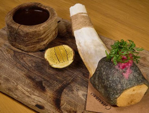 Tartar de Wagyu al hueso por el chef Rodrigo Rivera
