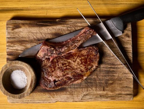 corte de carne en Chambao Polanco