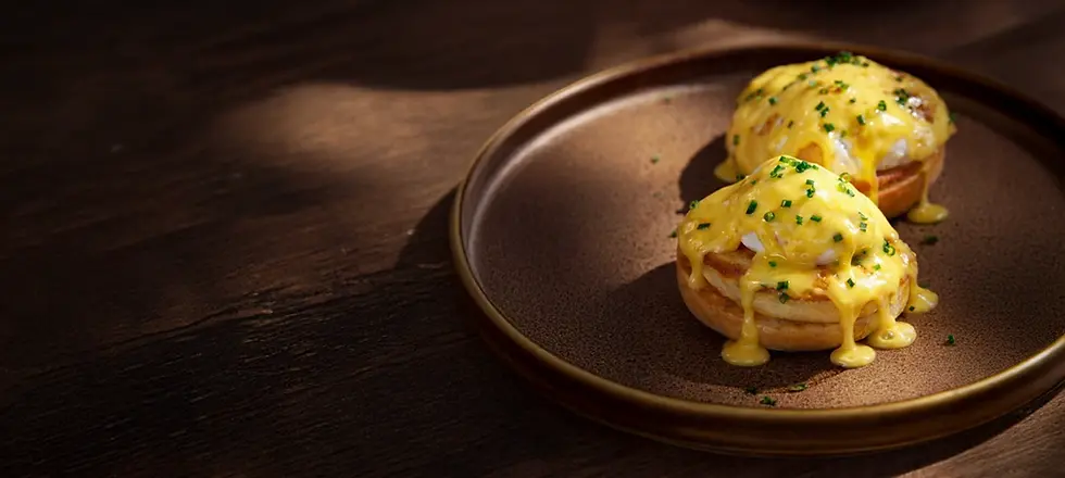 huevos benedictinos en Brunch de Chambao Madrid