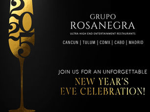 Celebra el Año Nuevo en Chambao: Una Cena Inolvidable en Cancún, Tulum, Ciudad de México y Los Cabos