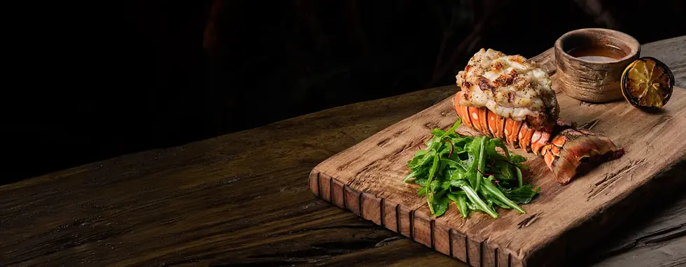 Caribbean lobster at Chambao Cabo